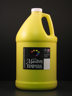Picture of Little masters yellow 128oz tempera  paint