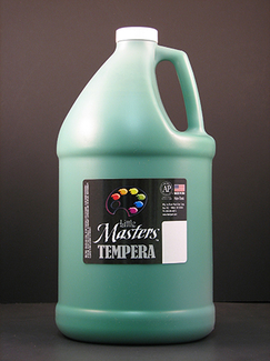 Picture of Little masters green 128oz tempera  paint