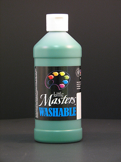 Picture of Little masters green 16oz washable  paint