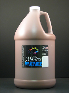 Picture of Little masters brown 128oz washable  paint