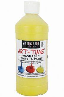 Picture of Washable tempera yellow 16 oz