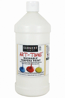 Picture of White washable tempera paint 32oz