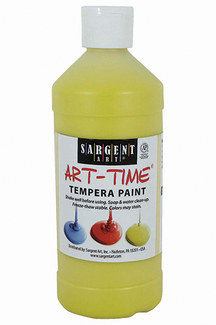 Picture of Yellow tempera paint 16oz