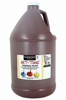 Picture of Brown tempera paint gallon