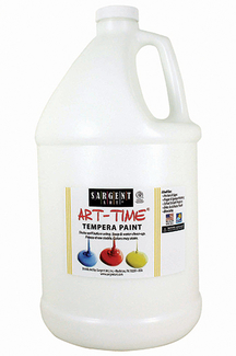 Picture of White tempera paint gallon