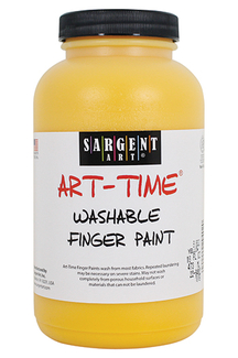 Picture of 16oz washable finger paint yellow