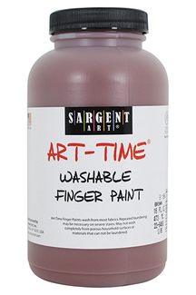 Picture of 16oz washable finger paint brown