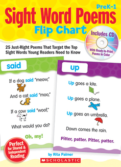 Picture of Sight word poems flip chart