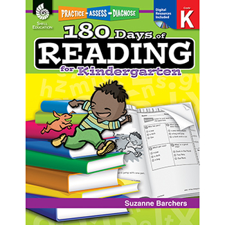 Picture of 180 days of reading book for  kindergarten