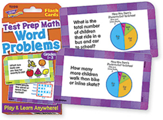 Picture of Challenge cards test prep math  gr 1-3 word problems