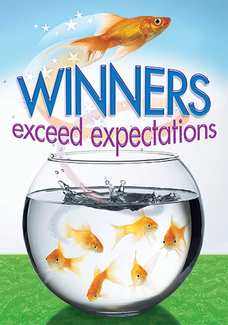 Picture of Winners exceed expectations argus  large poster