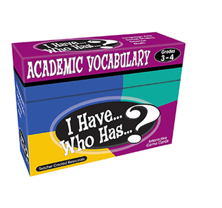 Picture of I have who has gr 4-5 academic  vocabulary games