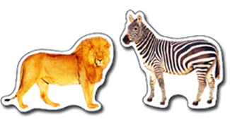 Picture of Wild animals of the serengeti  stickers