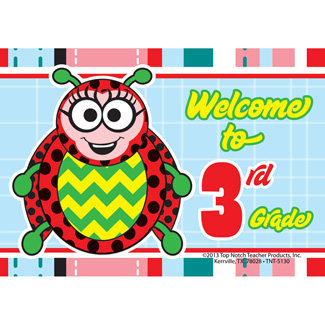 Picture of Welcome to 3rd grade post cards  30pk