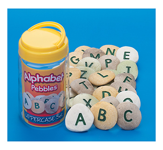 Picture of Uppercase alphabet pebbles