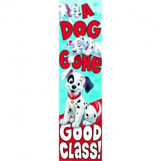 Picture of 101 dalmatians dog gone good class  vertical banner