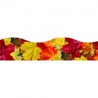 Picture of Fall leaves terrific trimmers new  wave