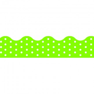 Picture of Polka dots lime terrific trimmers