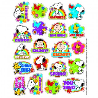 Picture of Peanuts spring theme stickers
