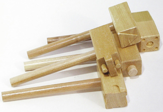 Picture of Wooden clay hammers 5/pk