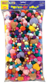 Picture of Pom pons assorted 1 lb. bag