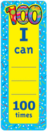 100th day bookmarks