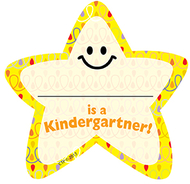 Im a kindergartener star badges