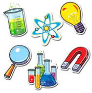Science lab designer cut outs