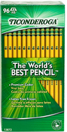Original ticonderoga pencils 96bx  unsharpened