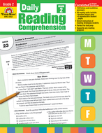 Daily reading comprehension gr 2