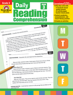 Daily reading comprehension gr 3