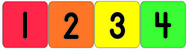 Numbers 1 - 20 theme stickers