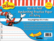 Dr seuss hat to feet 300sht  handwriting practice paper