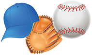 Baseball assorted cut outs