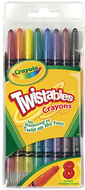 Crayola twistables crayons 8 ct