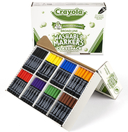 Crayola washable markers classpack  200ct 8 colors conical tip