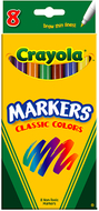 Original drawing markers 8 color  fine tip