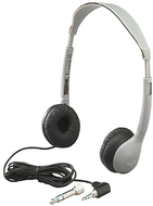 Personal stereo mono headphones  leatherette ear cush w/o volume