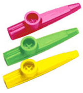 Kazoo classpack pack of 50 assorted  colors