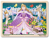 Woodland princess wooden jigsaw  puzzle 24 pcs