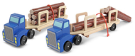 Wooden trucks log carrier