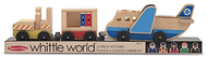 Whittle world plane and luggage  carrier set