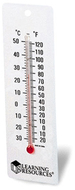 Student thermometers 10/pk 2 x 6  plastic backing