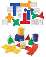 Folding geometric shapes 32/set  combo set