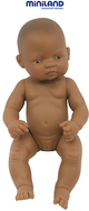 Newborn baby doll hispanic girl  12-5/8l