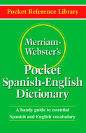 Merriam websters pocket spanish -  english dictionary