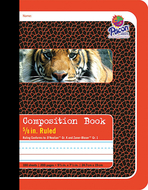 Composition books 5/8in ruled