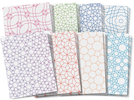 Roylco design craft paper  tessellations designs 8.5x11 24sht