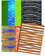 Royco sealife design paper 40  sheets 3 1/2 x 11 8 designs