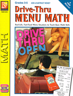 Drive thru menu math add & subtract  money
